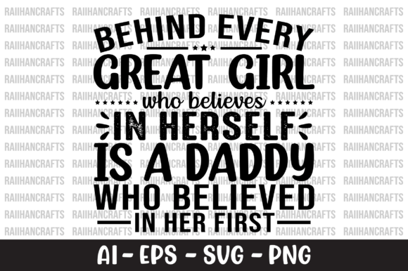 Behind Every Great Girl Who Believes SVG