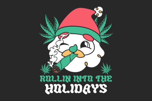 Cannabis Weed Christmas SVG Sublimation
