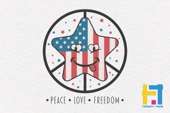 Review: 4th of July USA Peace Love Freedom SVG for Stitchers